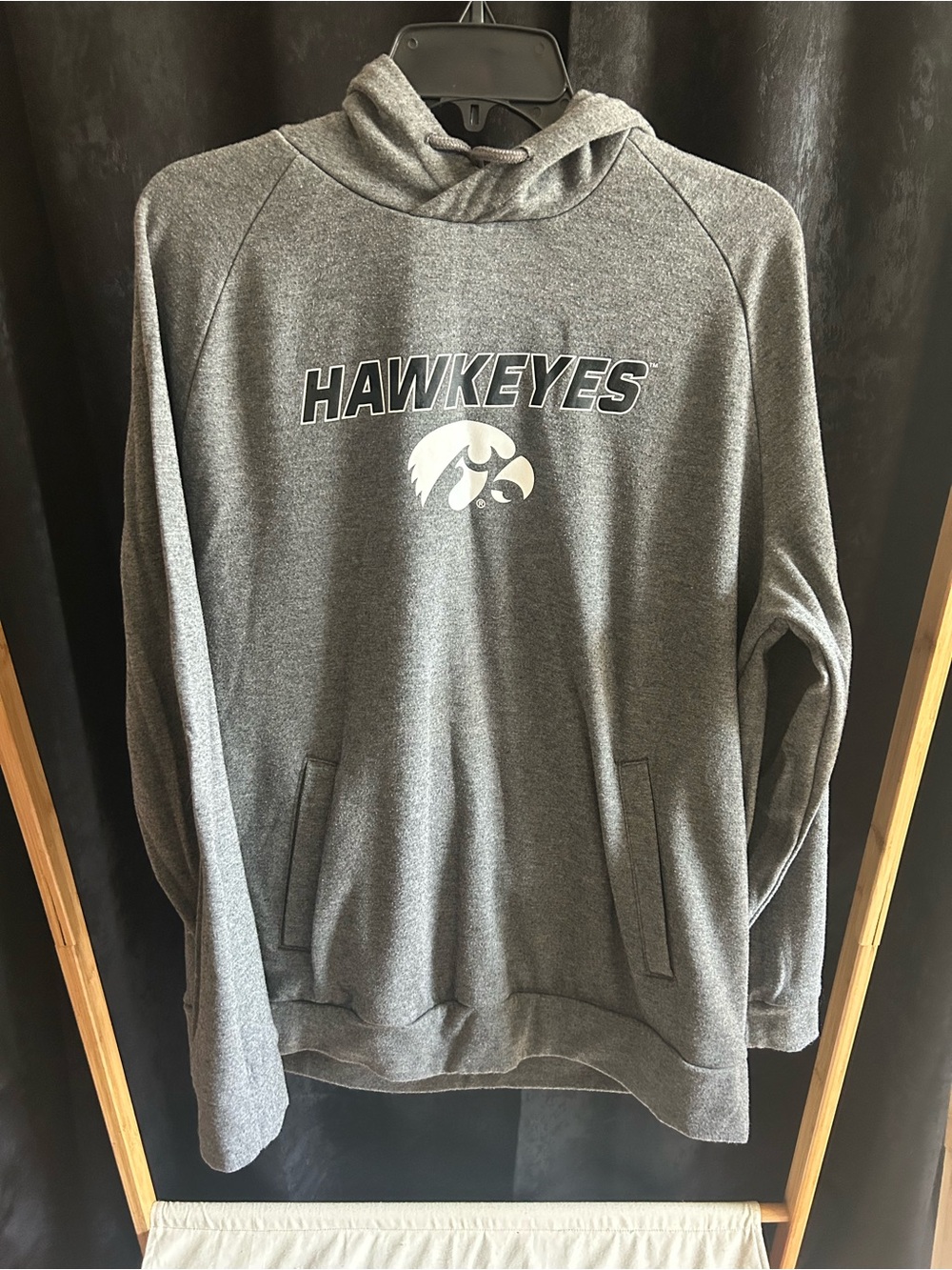 Hawkeyes Gray Women's Hoodie Sweatshirt